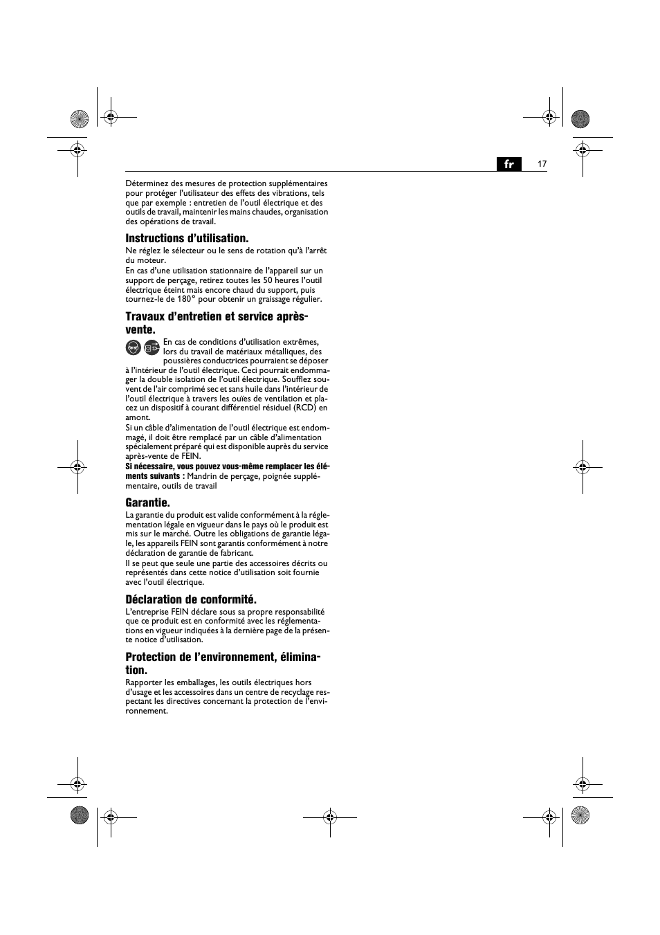 Fein BOP 10-2 User Manual | Page 17 / 110