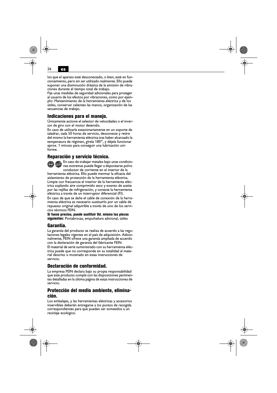 Fein BOP 10-2 User Manual | Page 26 / 110