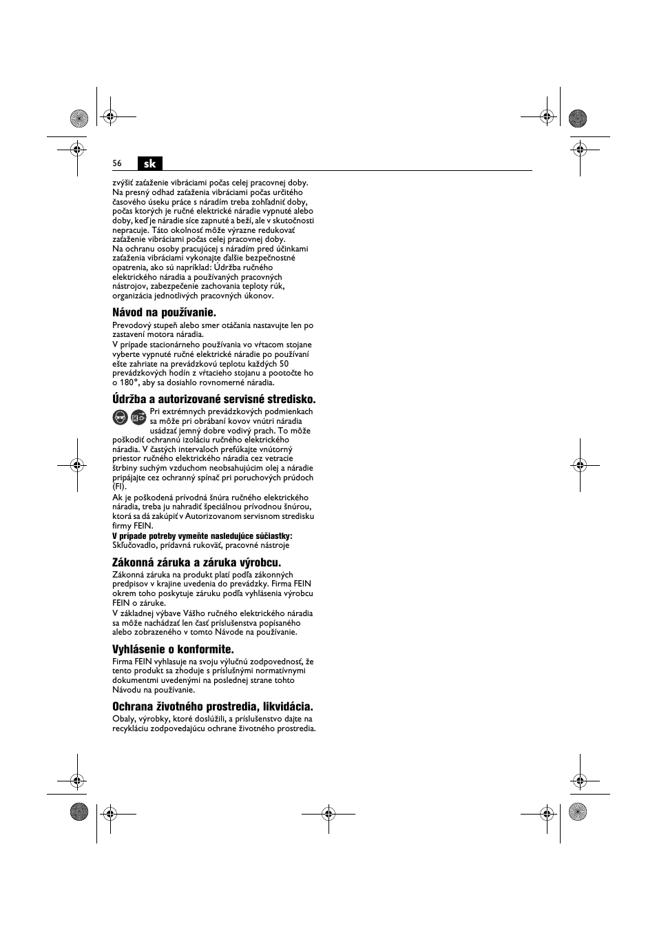 Fein BOP 10-2 User Manual | Page 56 / 110