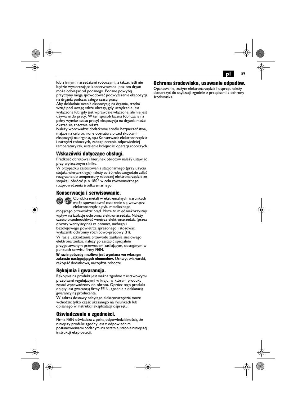 Fein BOP 10-2 User Manual | Page 59 / 110