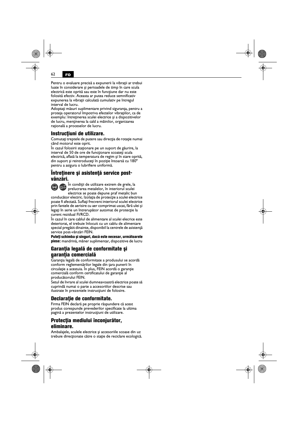 Fein BOP 10-2 User Manual | Page 62 / 110