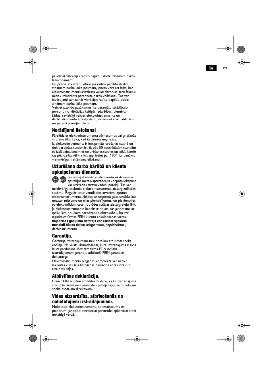 Fein BOP 10-2 User Manual | Page 89 / 110