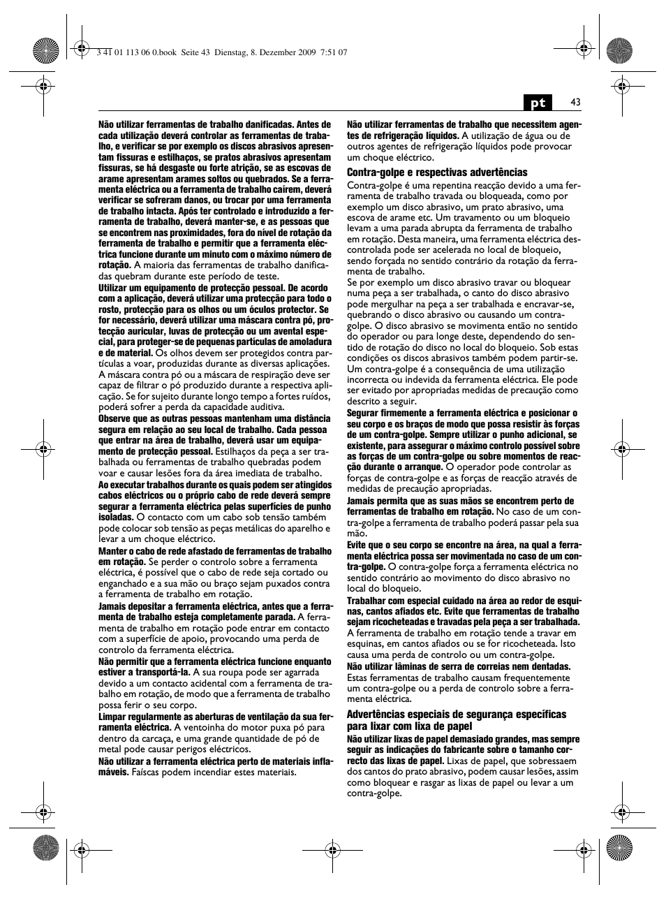 Fein WPO 14-15E User Manual | Page 43 / 94