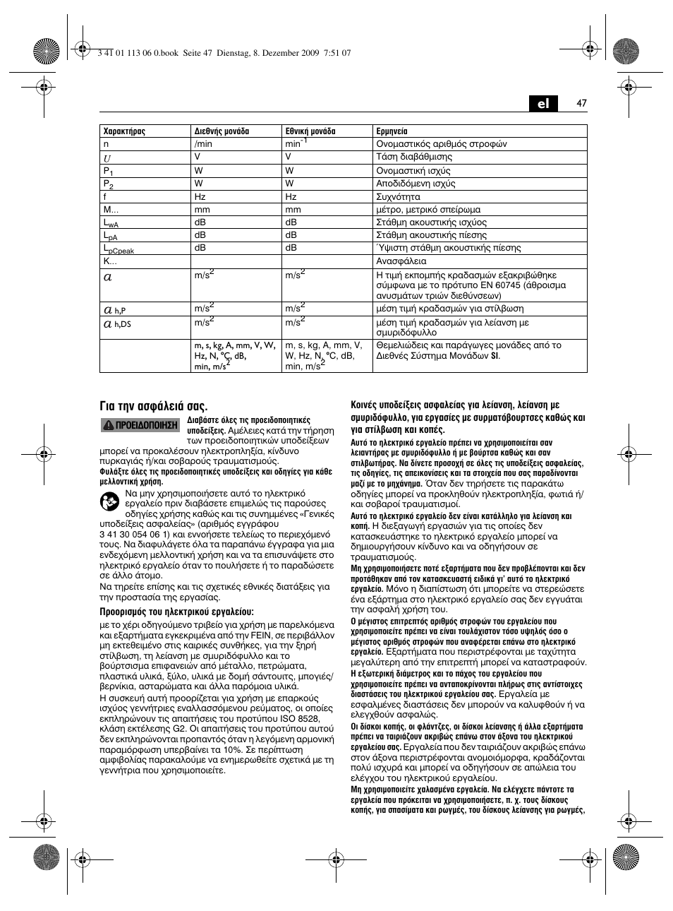 И· щлу ·ык¿пви¿ ы | Fein WPO 14-15E User Manual | Page 47 / 94