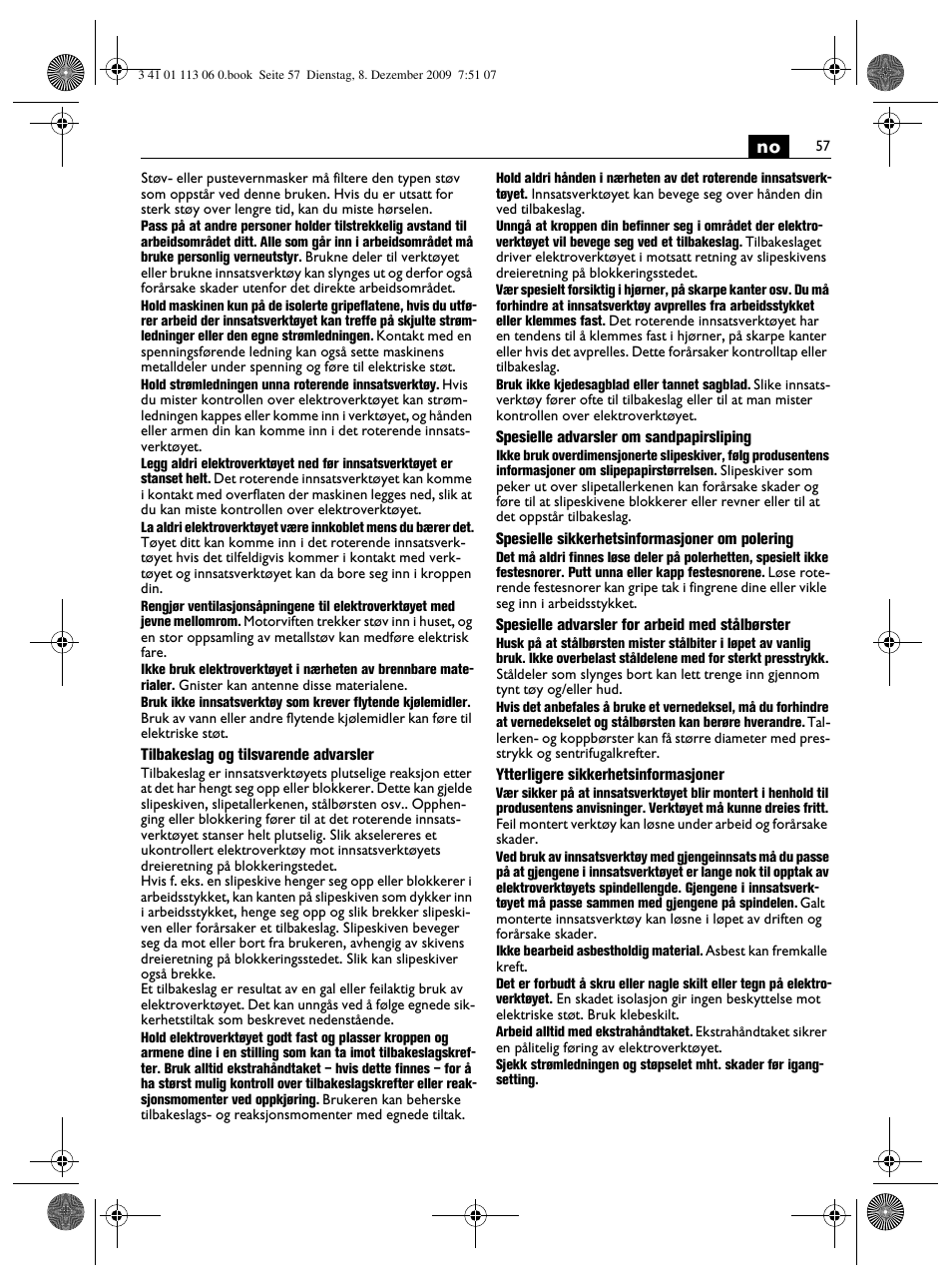 Fein WPO 14-15E User Manual | Page 57 / 94