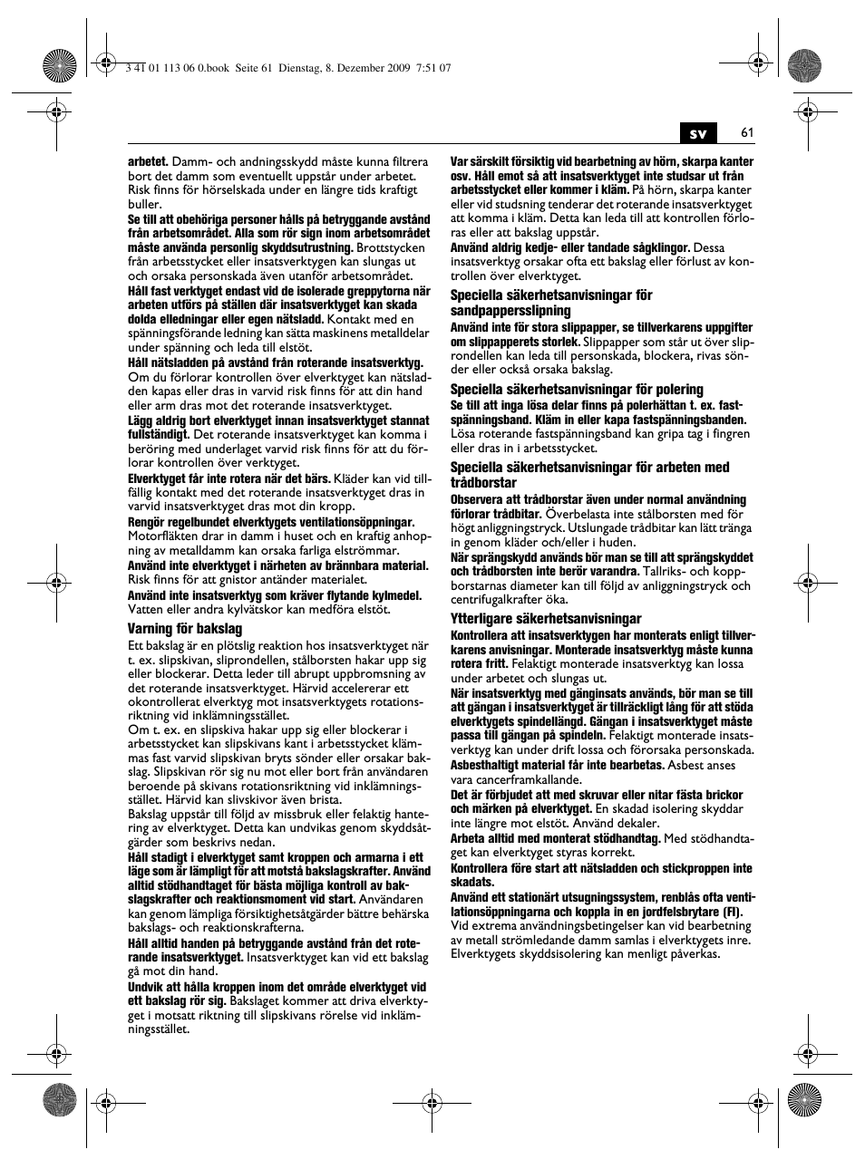 Fein WPO 14-15E User Manual | Page 61 / 94