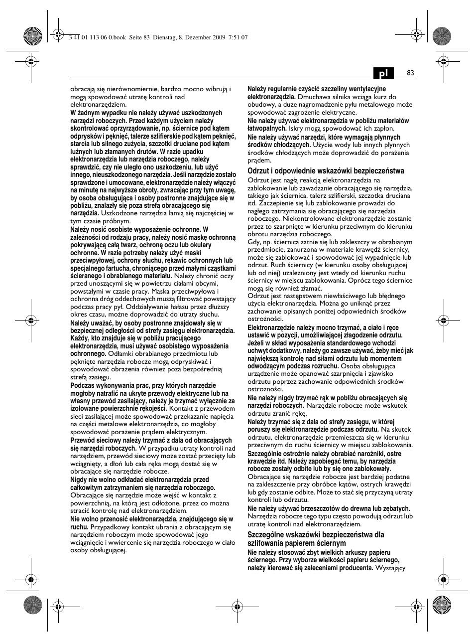 Fein WPO 14-15E User Manual | Page 83 / 94