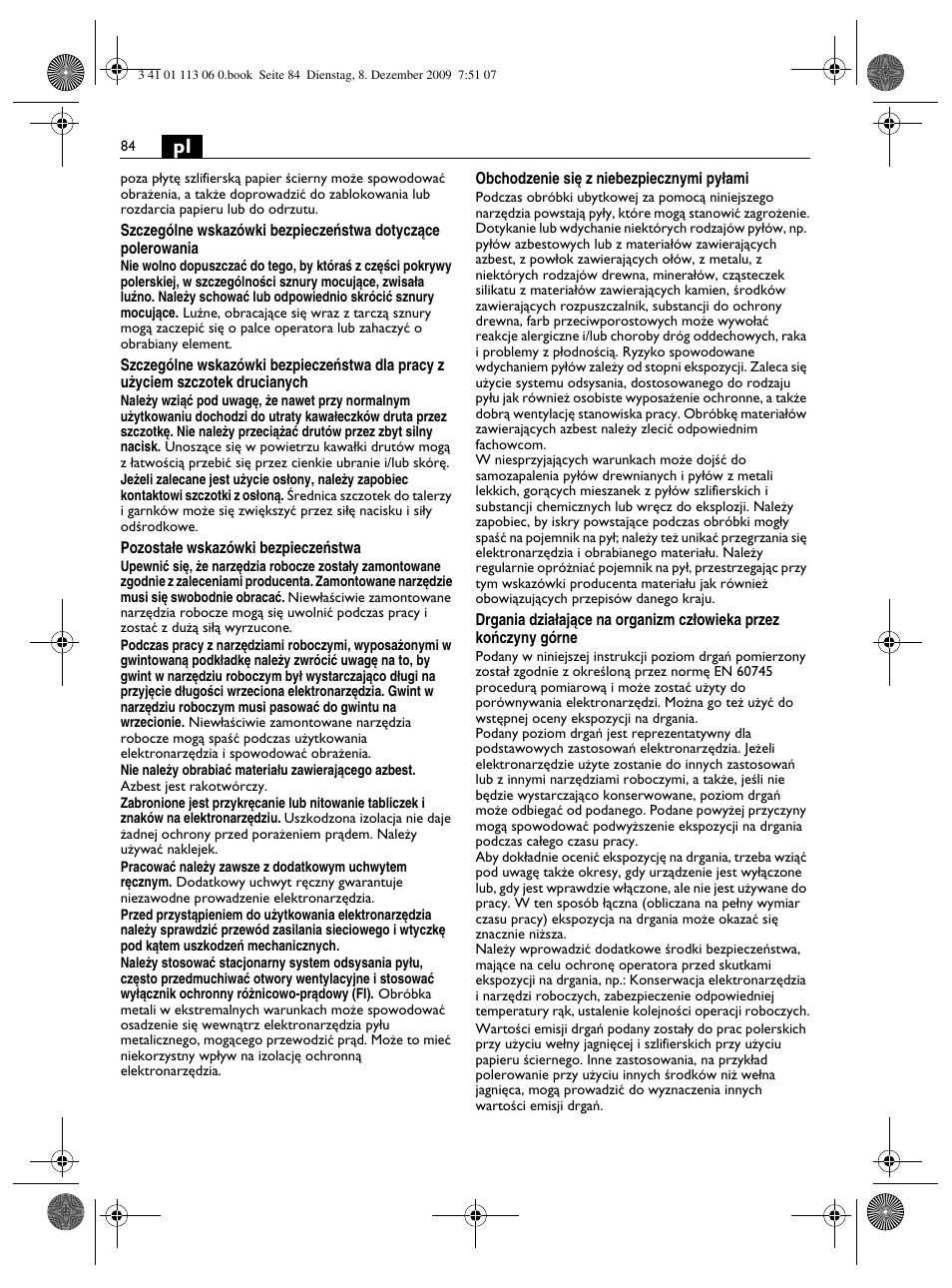 Fein WPO 14-15E User Manual | Page 84 / 94