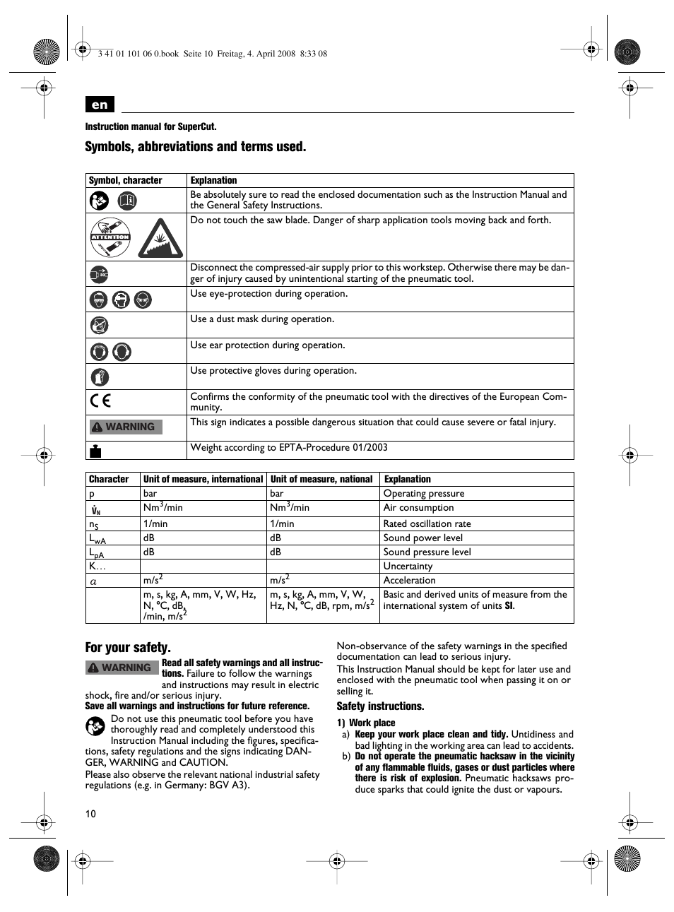 Fein MOtlx_6_25 User Manual | Page 10 / 70