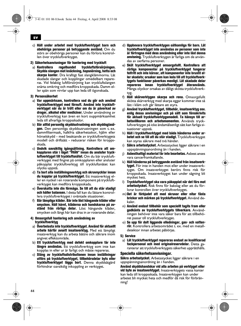 Fein MOtlx_6_25 User Manual | Page 44 / 70