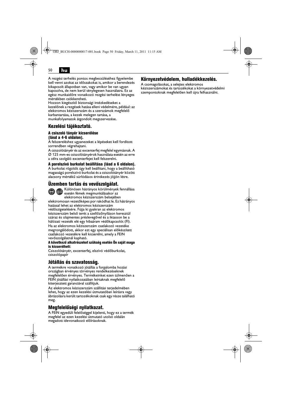 Fein MSf 636-1 User Manual | Page 50 / 108