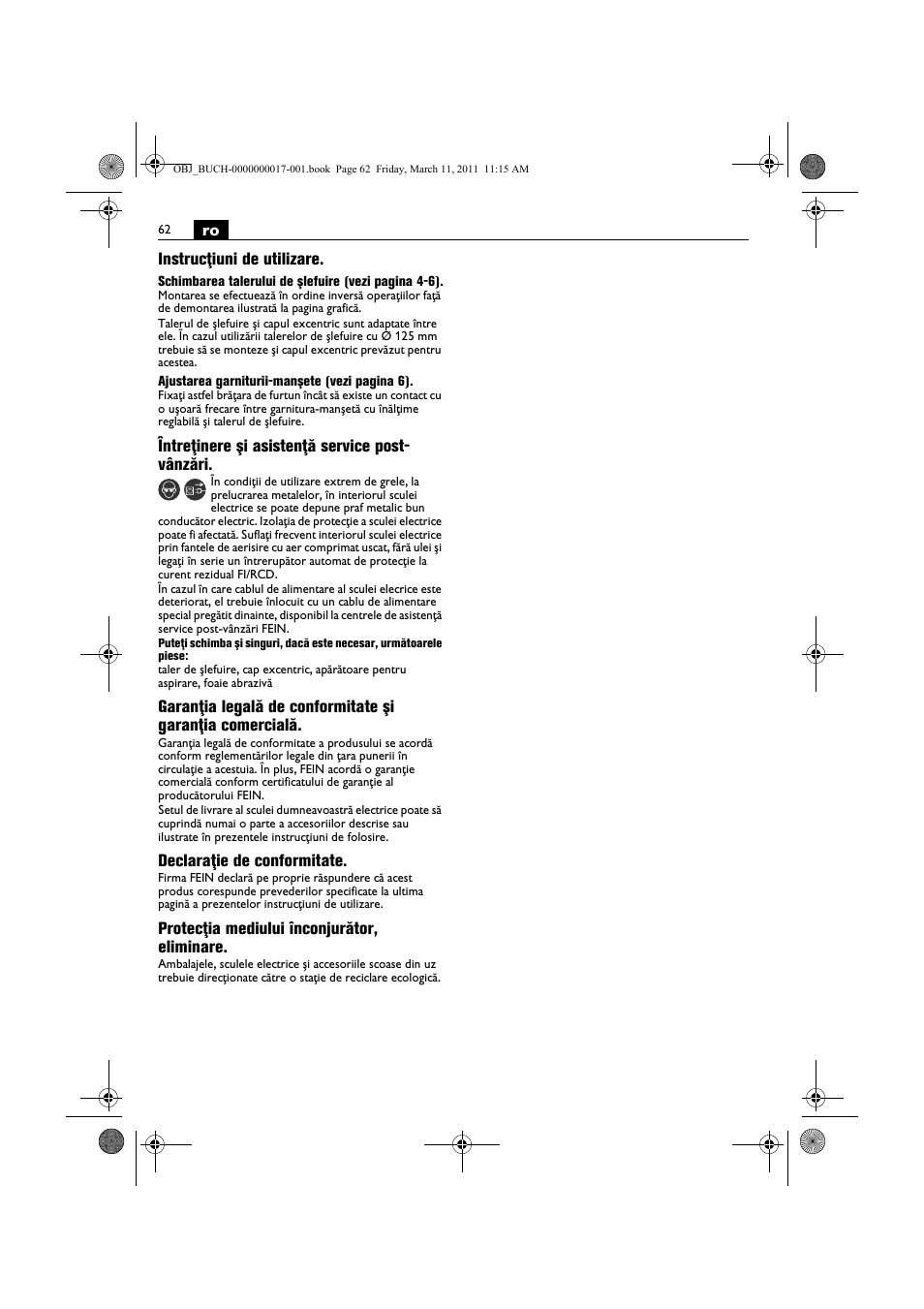 Fein MSf 636-1 User Manual | Page 62 / 108