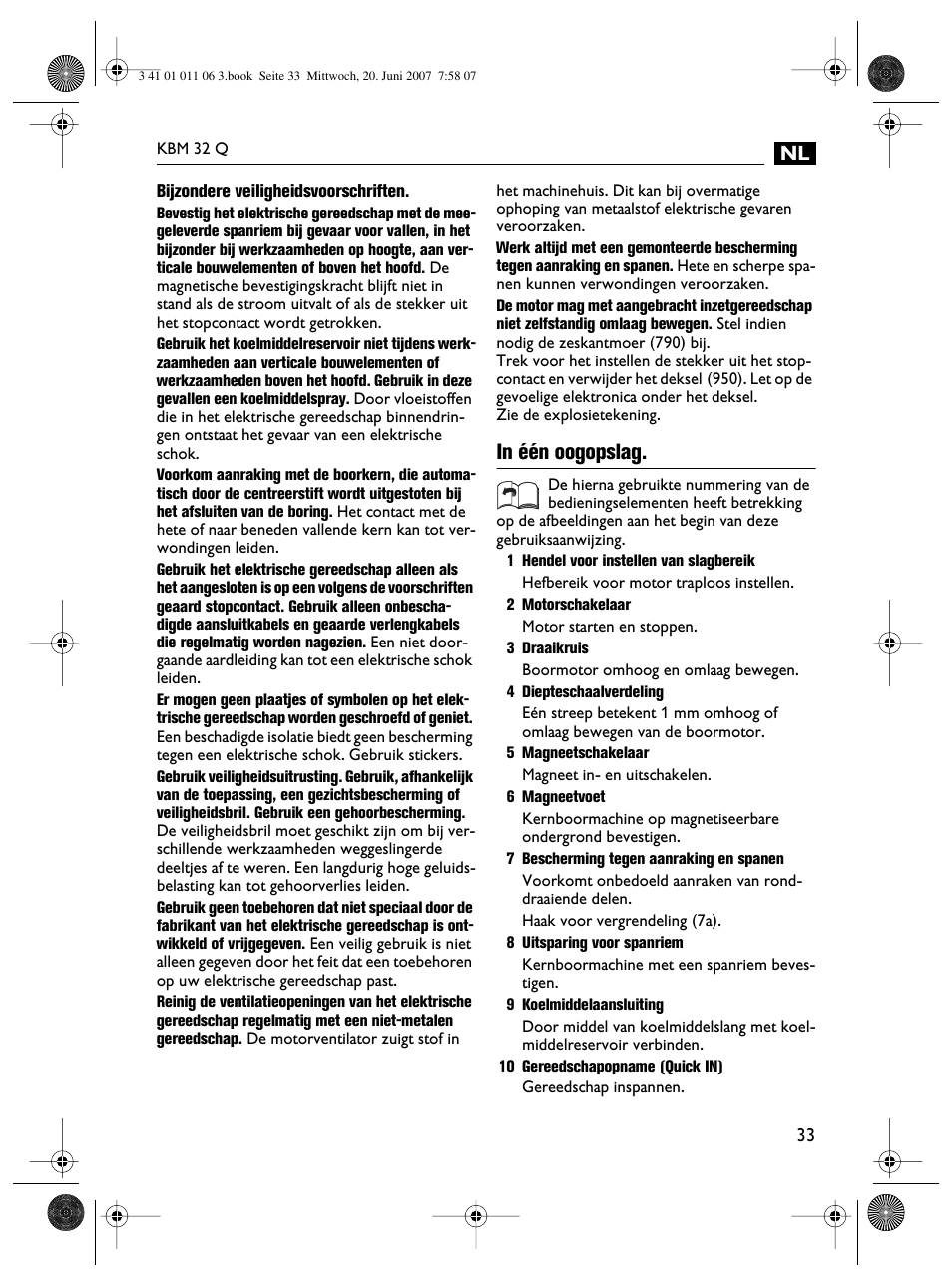 Fein KBM32Q User Manual | Page 33 / 121