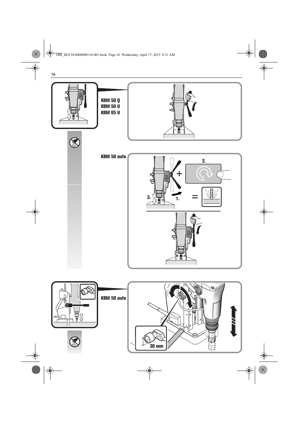 Fein KBM65U User Manual | Page 16 / 162