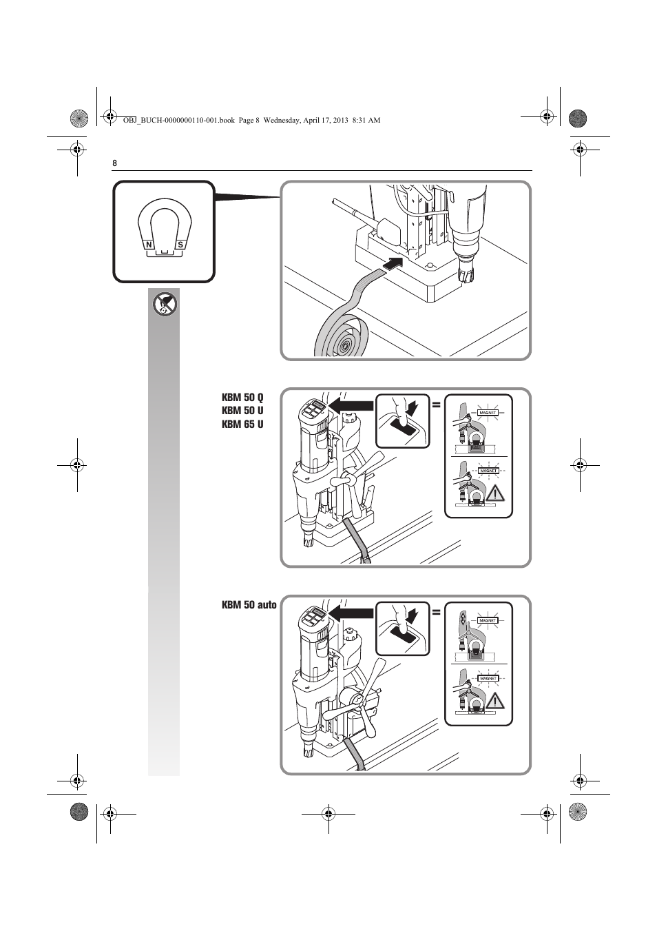 Fein KBM65U User Manual | Page 8 / 162
