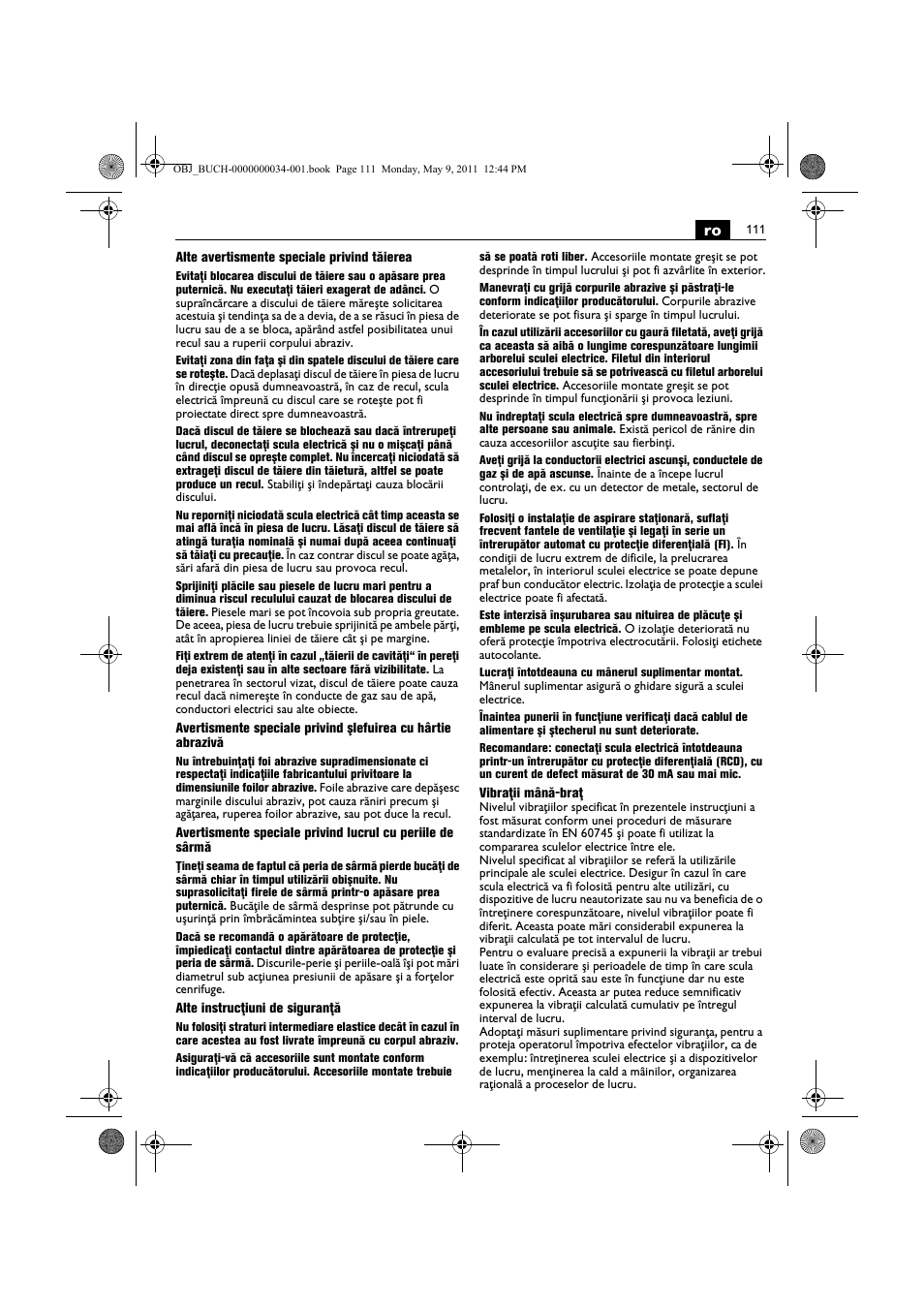 Fein WSG 14-70E User Manual | Page 111 / 195