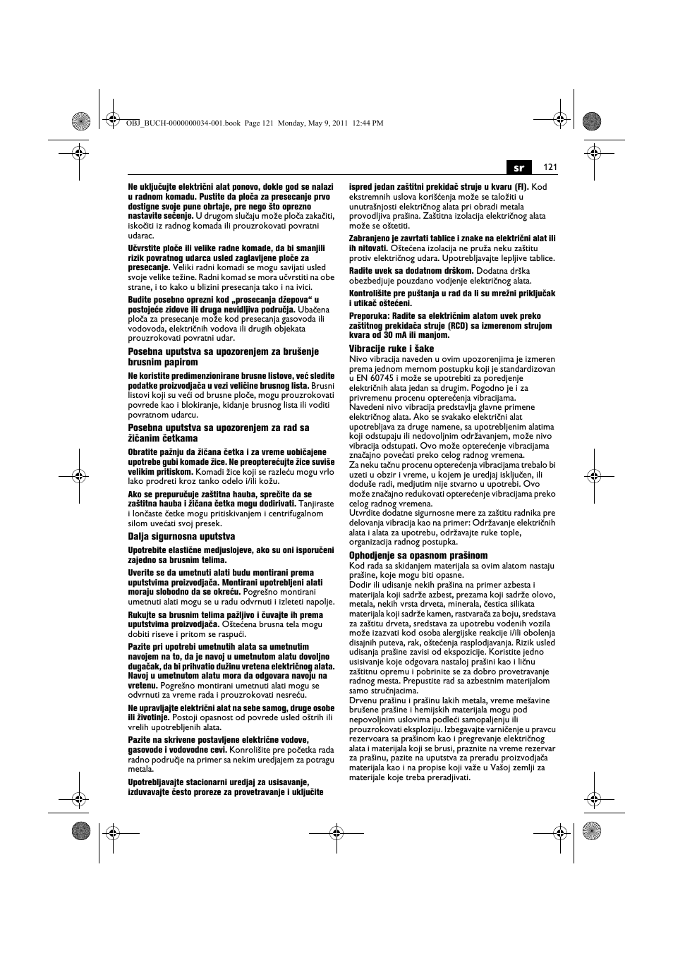 Fein WSG 14-70E User Manual | Page 121 / 195