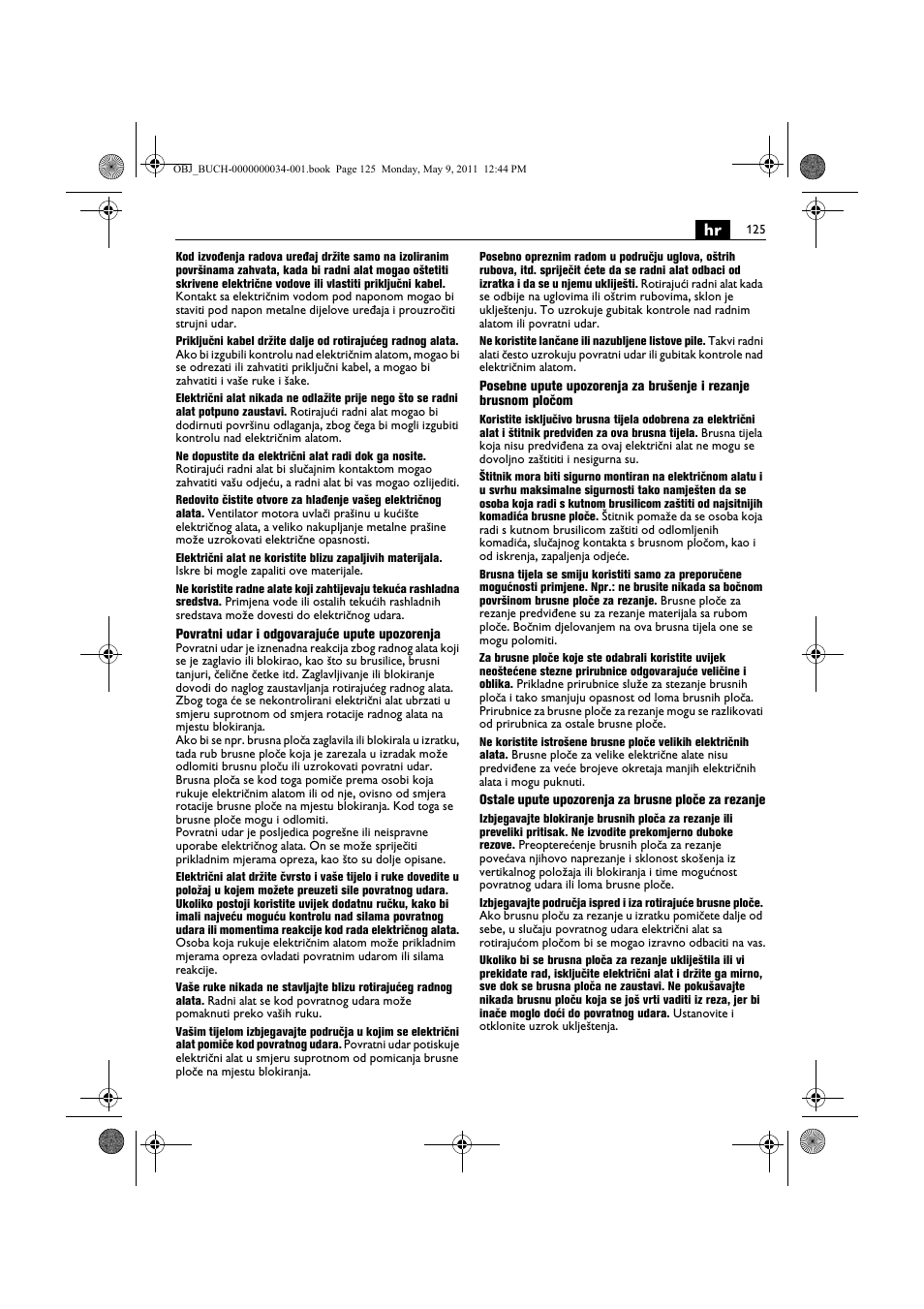 Fein WSG 14-70E User Manual | Page 125 / 195