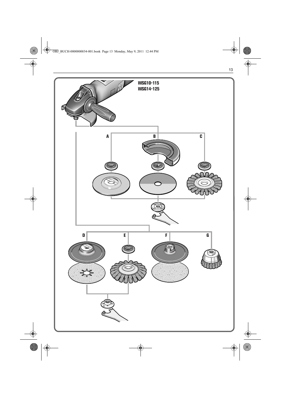 Fein WSG 14-70E User Manual | Page 13 / 195