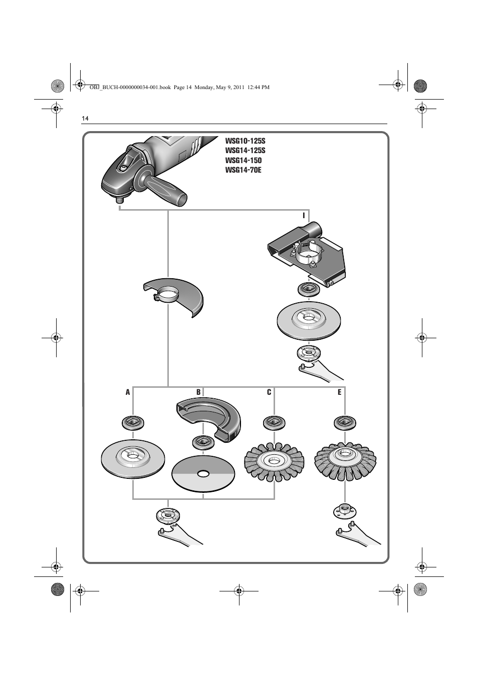 Fein WSG 14-70E User Manual | Page 14 / 195