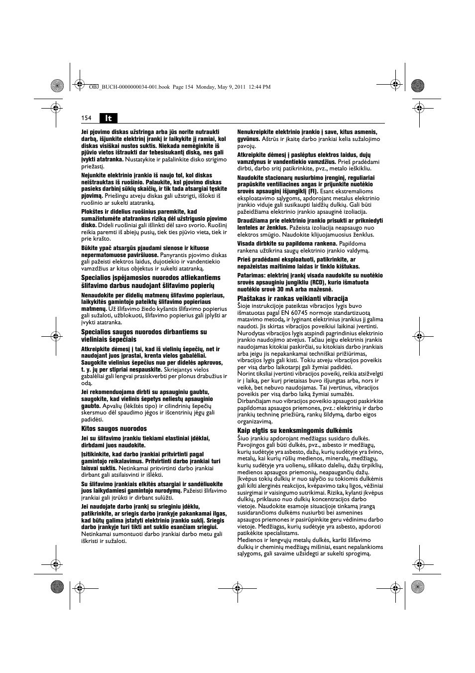 Fein WSG 14-70E User Manual | Page 154 / 195