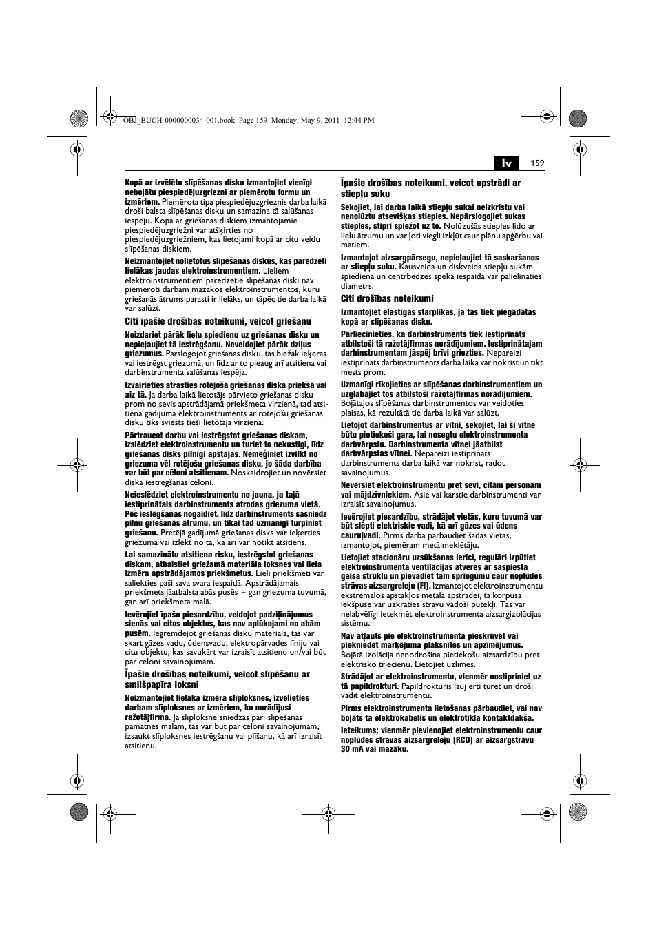 Fein WSG 14-70E User Manual | Page 159 / 195