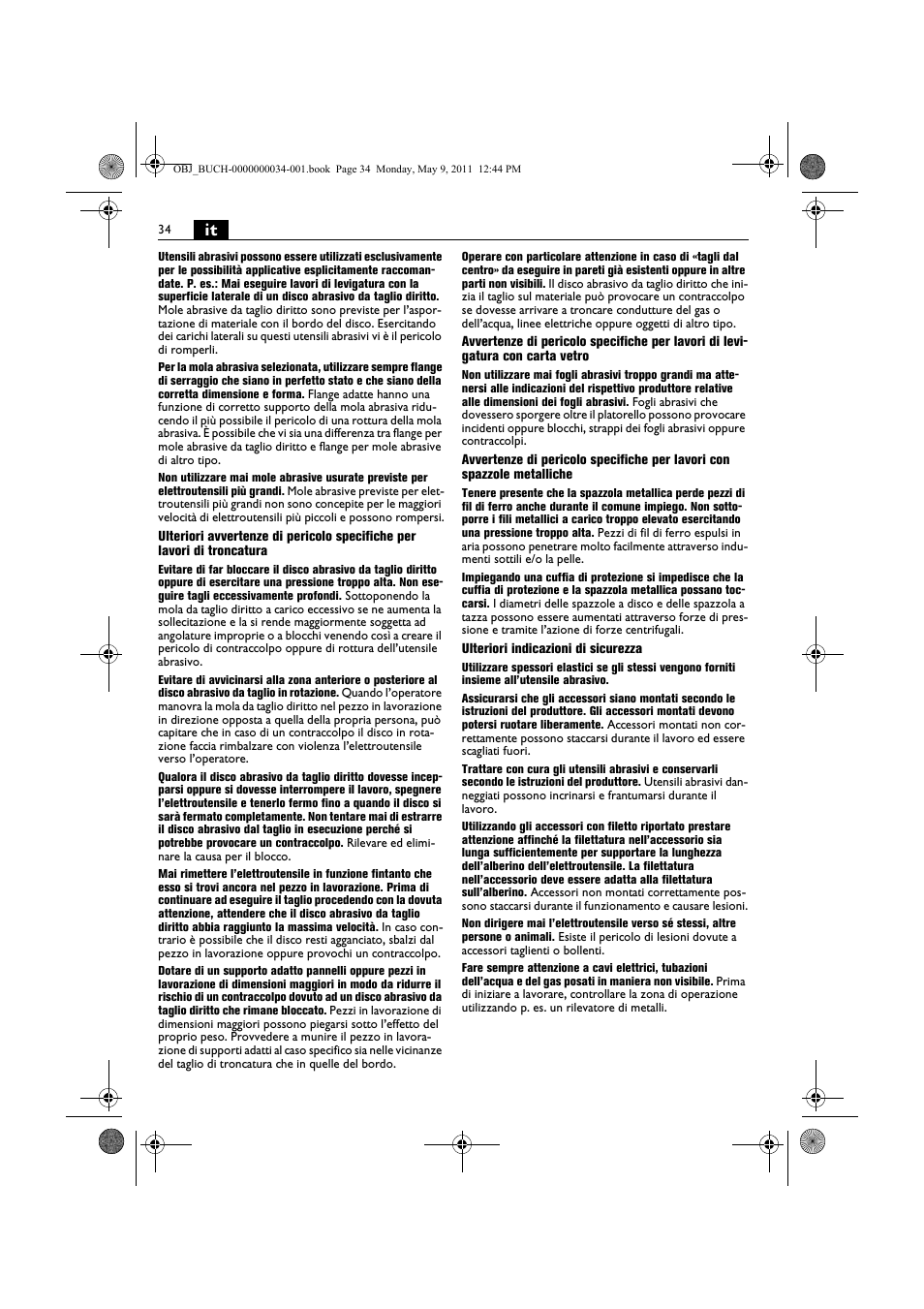 Fein WSG 14-70E User Manual | Page 34 / 195