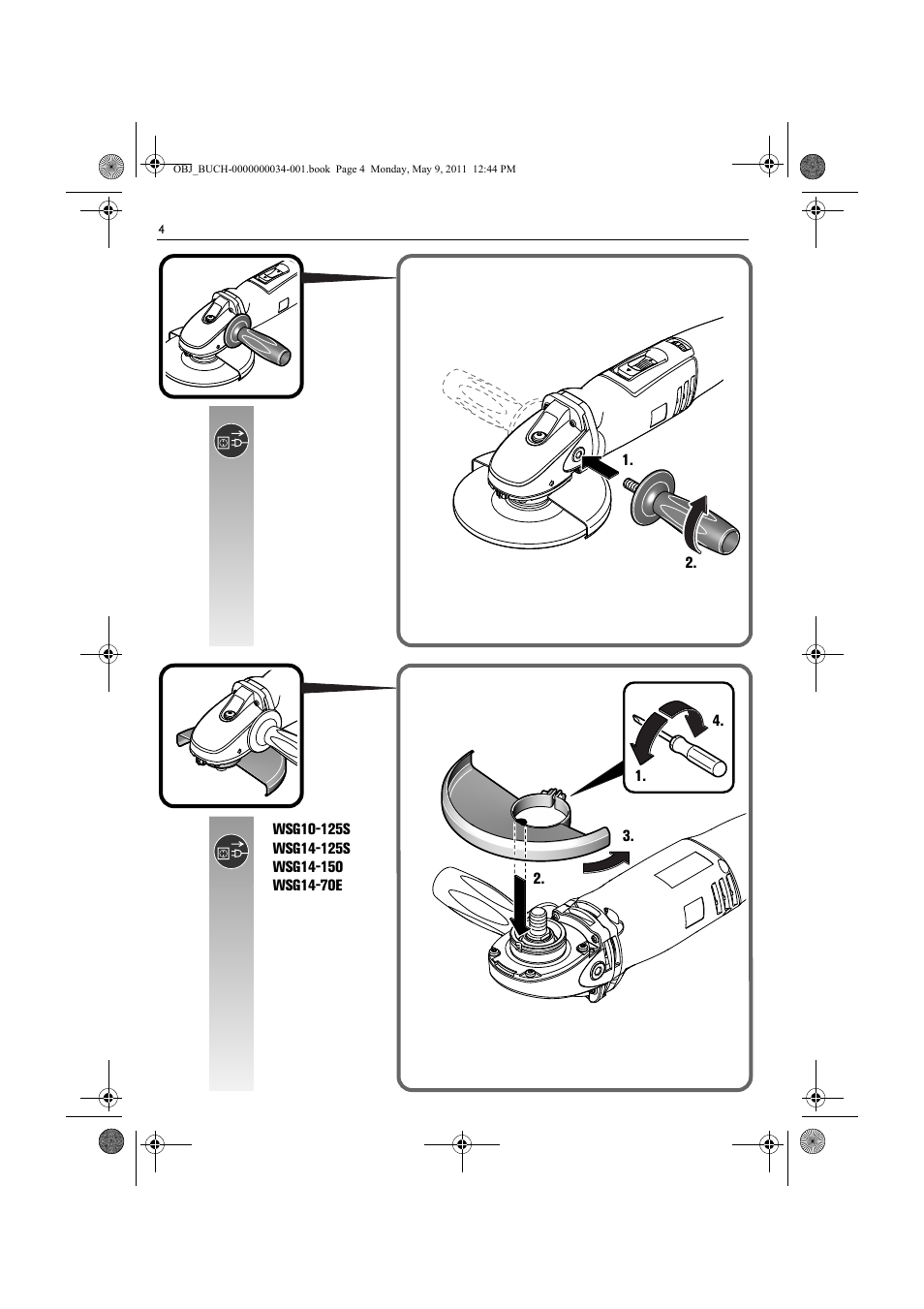 Fein WSG 14-70E User Manual | Page 4 / 195