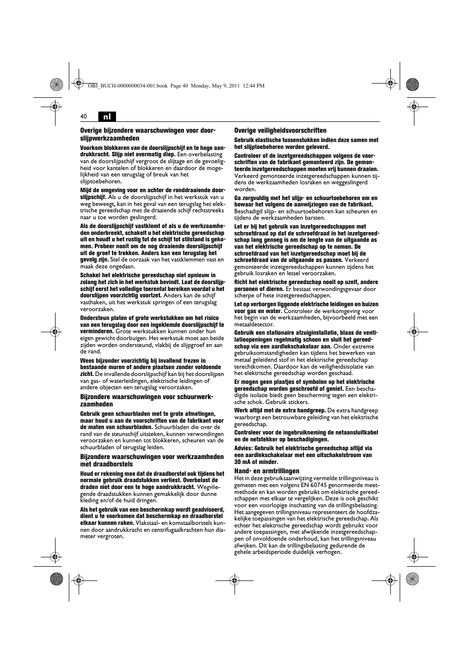 Fein WSG 14-70E User Manual | Page 40 / 195