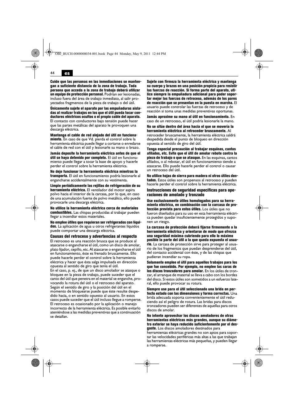 Fein WSG 14-70E User Manual | Page 44 / 195