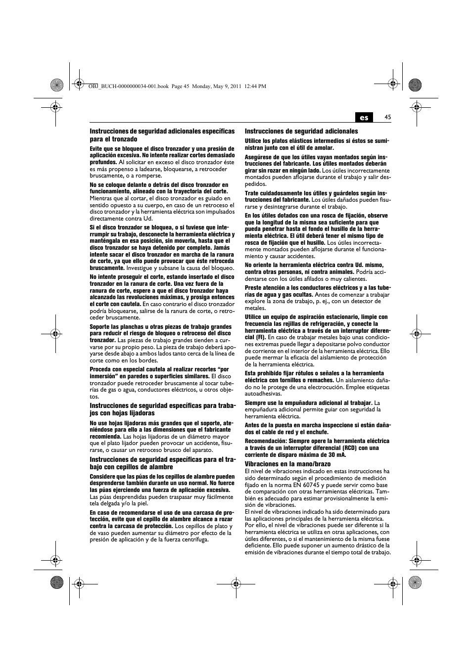 Fein WSG 14-70E User Manual | Page 45 / 195