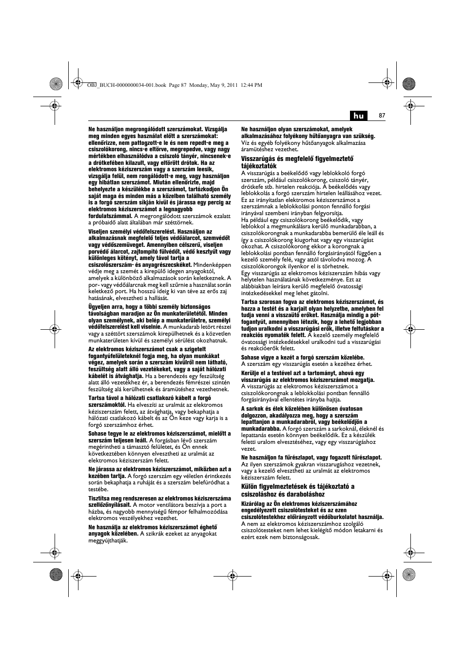 Fein WSG 14-70E User Manual | Page 87 / 195