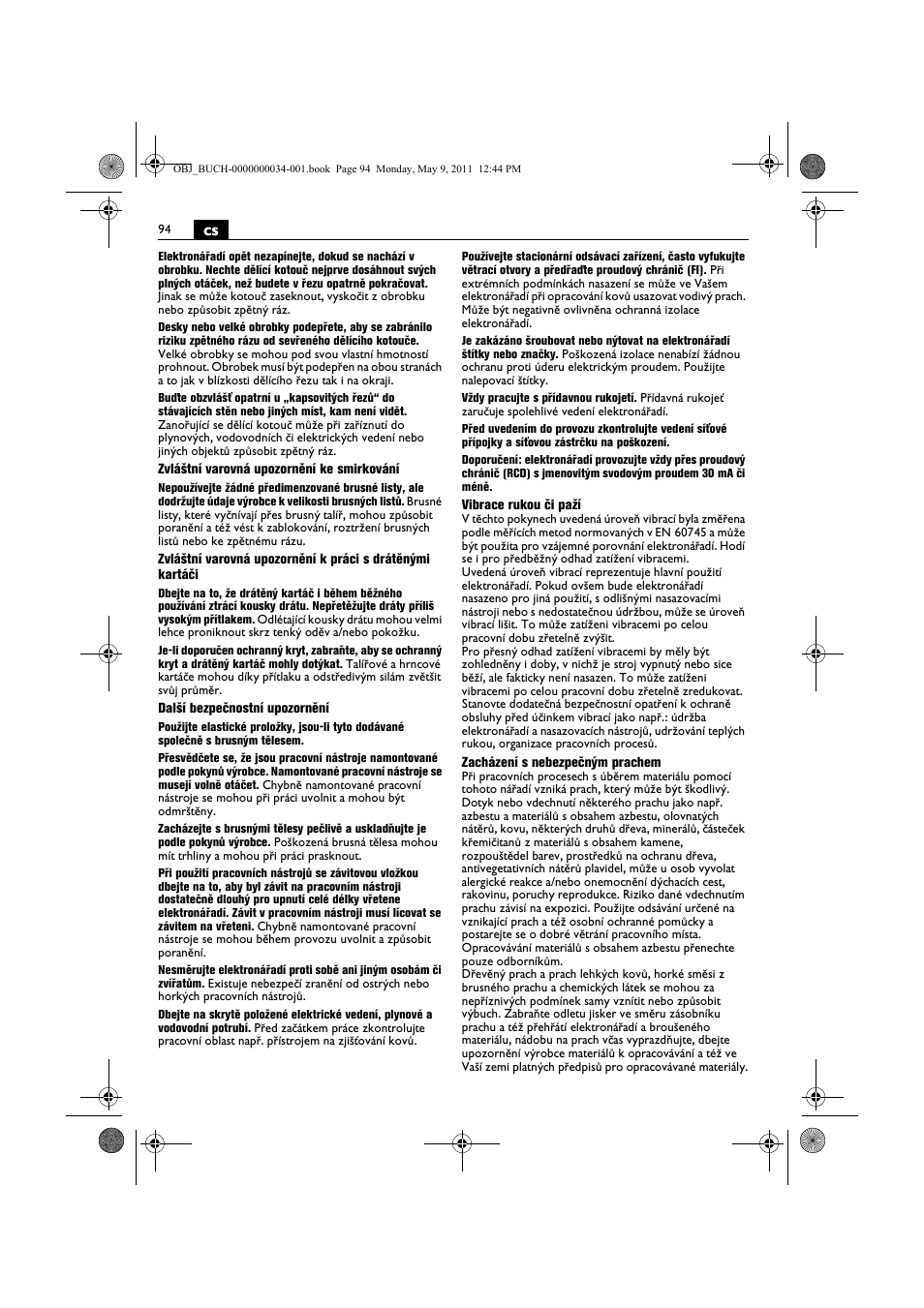 Fein WSG 14-70E User Manual | Page 94 / 195