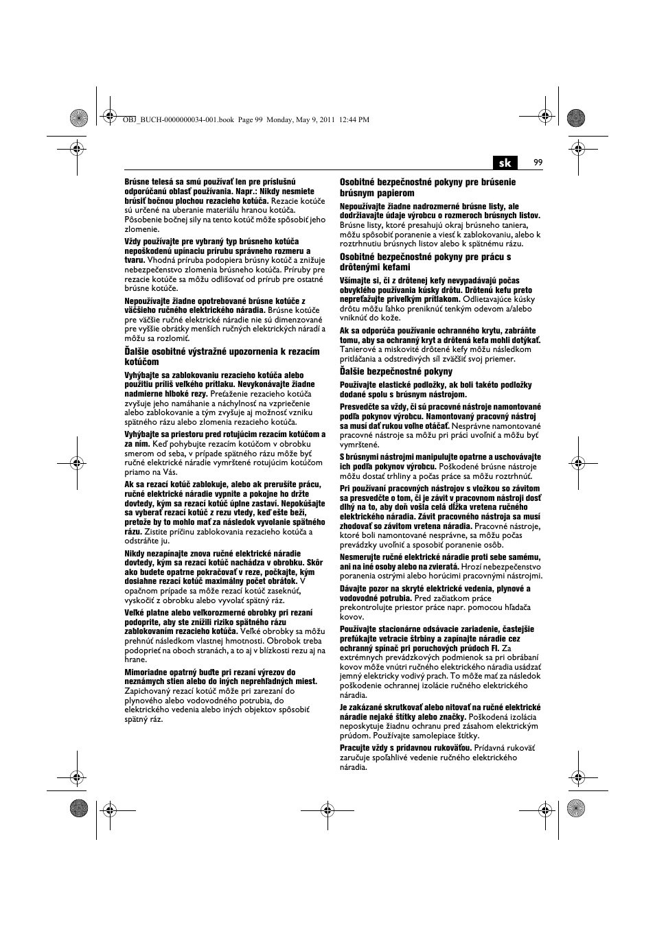 Fein WSG 14-70E User Manual | Page 99 / 195