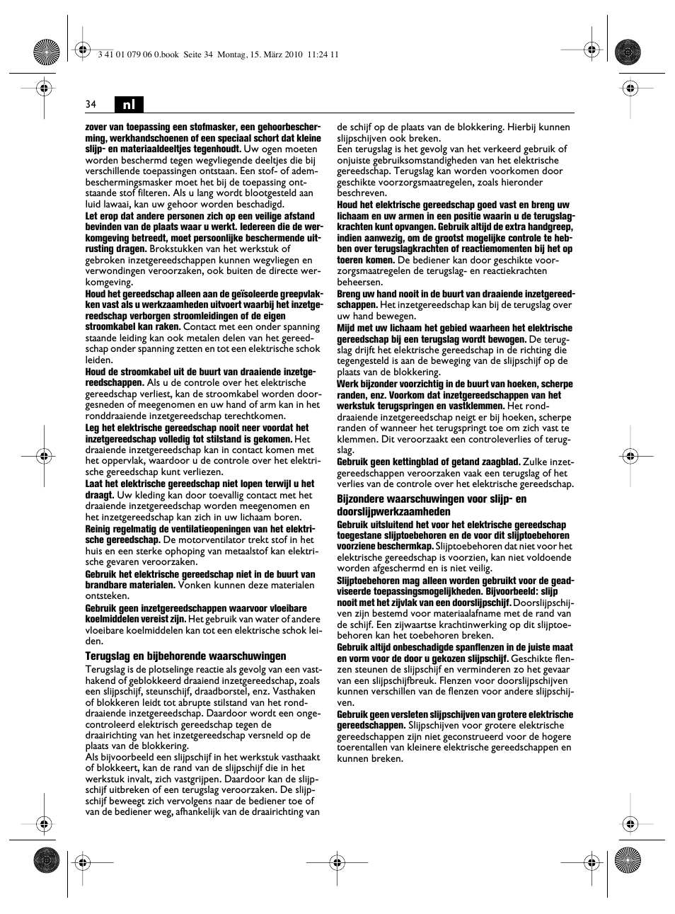 Fein MShy_664_1 User Manual | Page 34 / 96