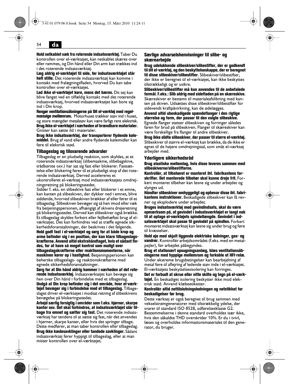 Fein MShy_664_1 User Manual | Page 54 / 96