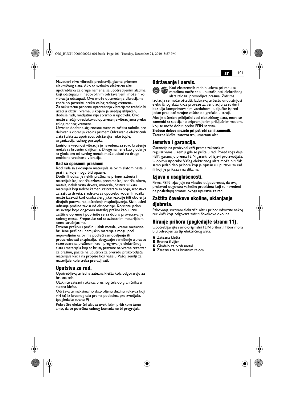Fein MShy_648-1Z User Manual | Page 101 / 164