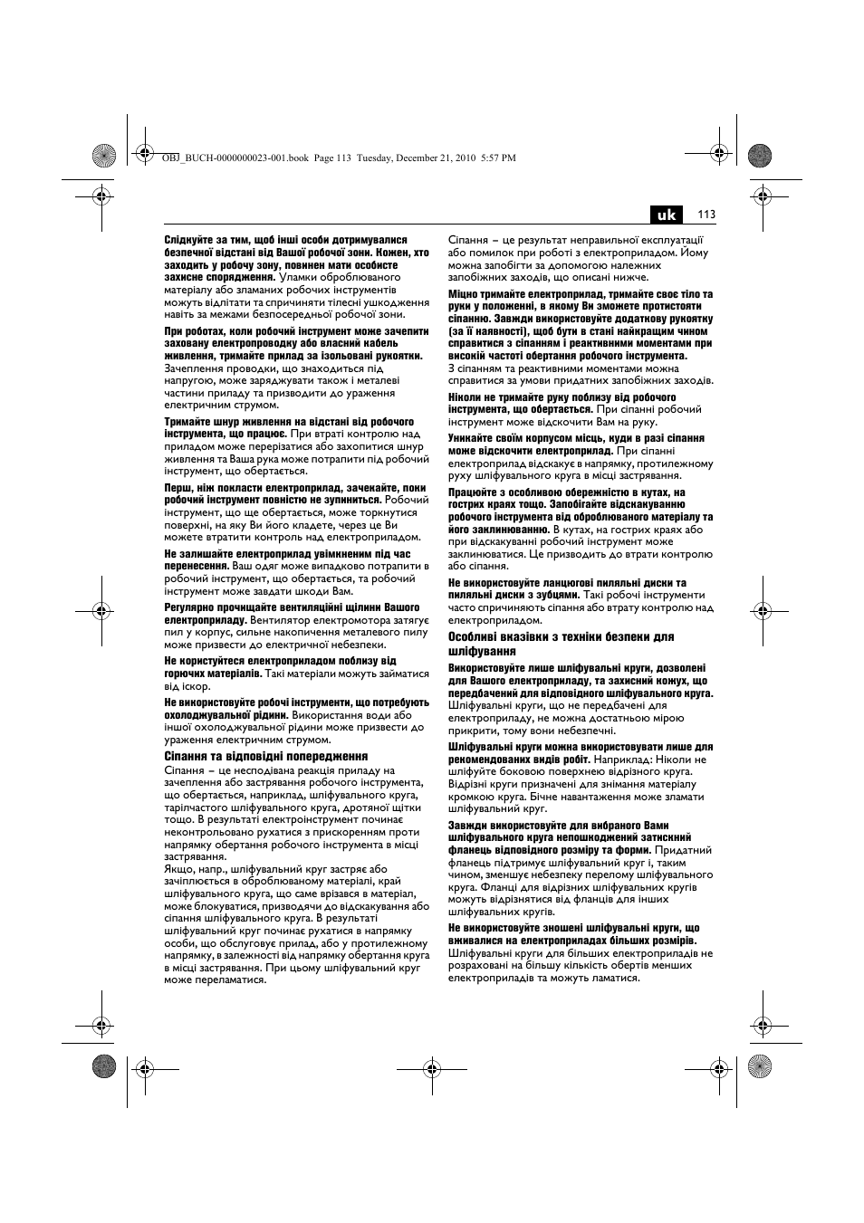 Fein MShy_648-1Z User Manual | Page 113 / 164