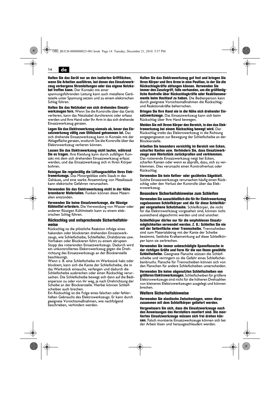 Fein MShy_648-1Z User Manual | Page 14 / 164