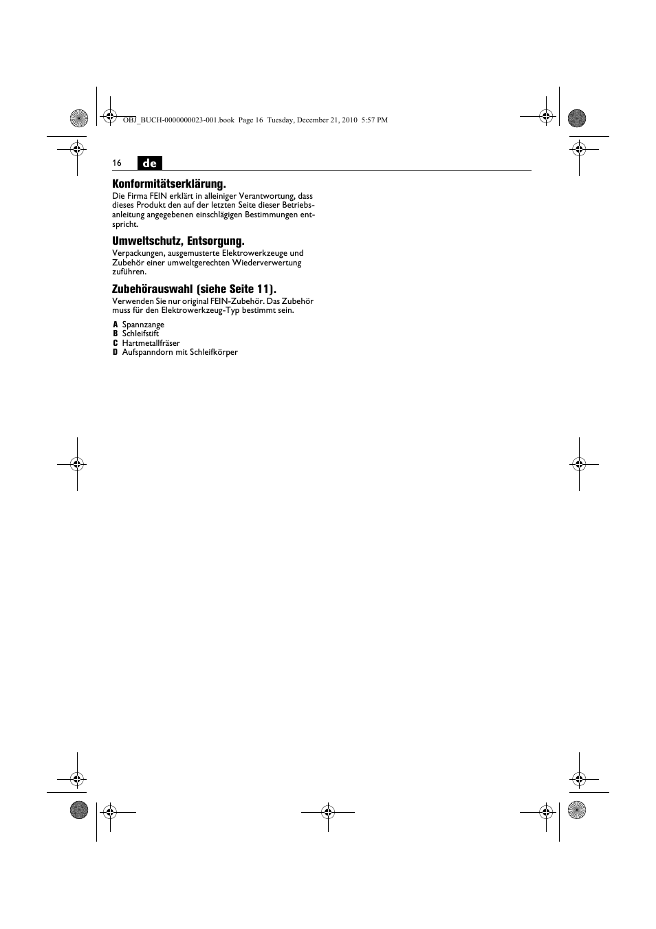 Fein MShy_648-1Z User Manual | Page 16 / 164