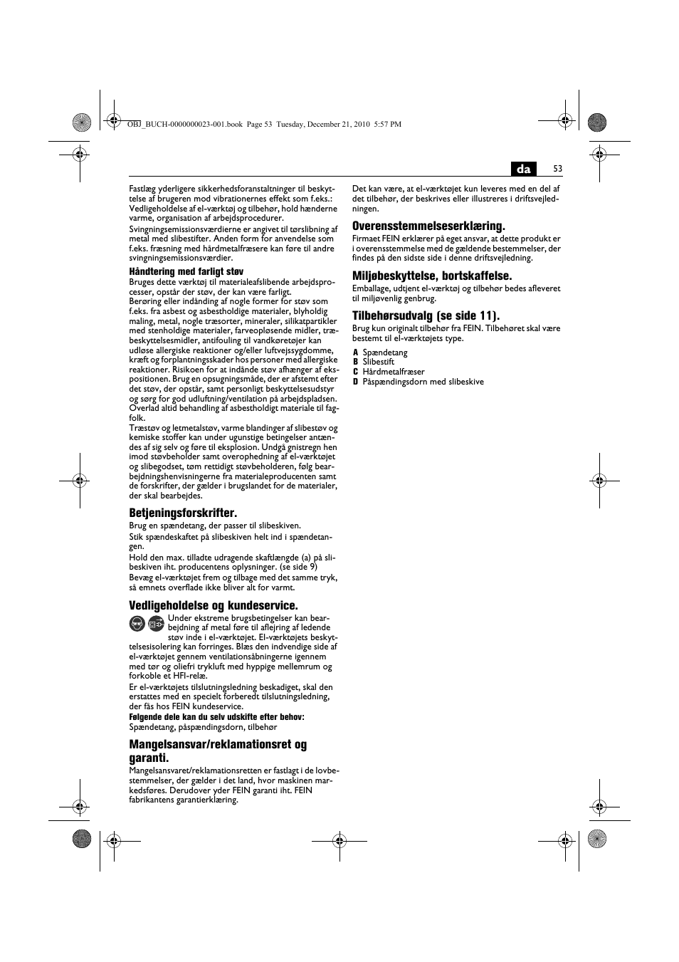 Fein MShy_648-1Z User Manual | Page 53 / 164