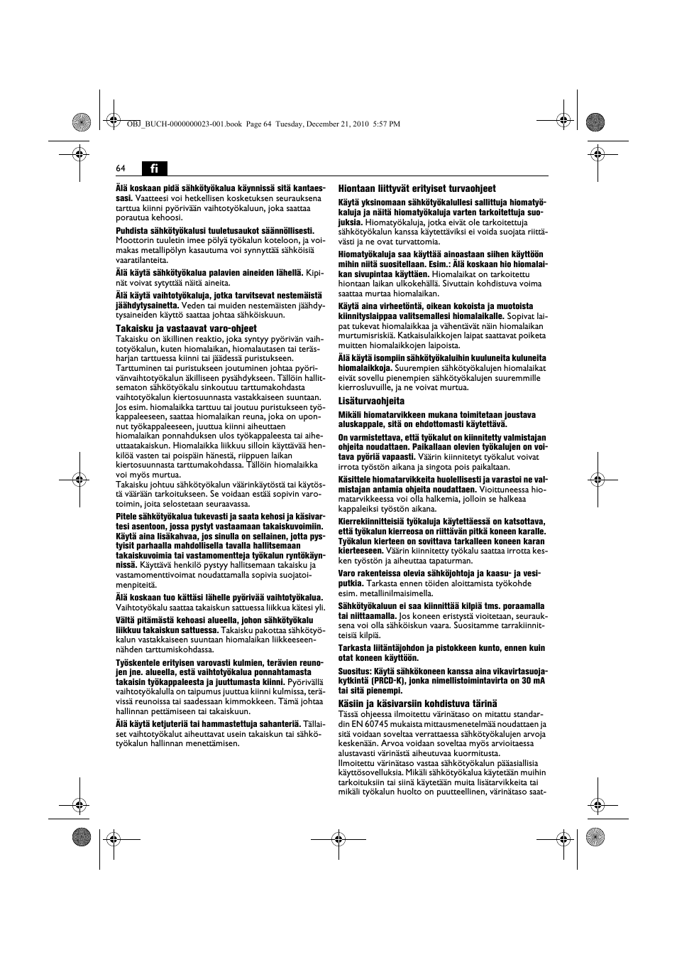 Fein MShy_648-1Z User Manual | Page 64 / 164