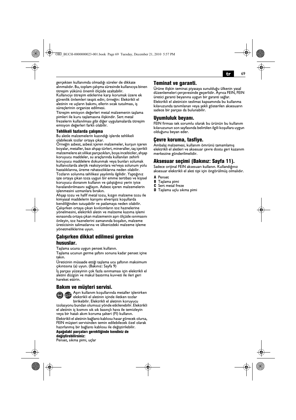 Fein MShy_648-1Z User Manual | Page 69 / 164