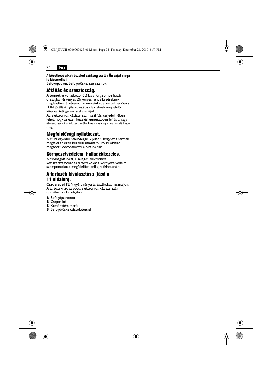 Fein MShy_648-1Z User Manual | Page 74 / 164