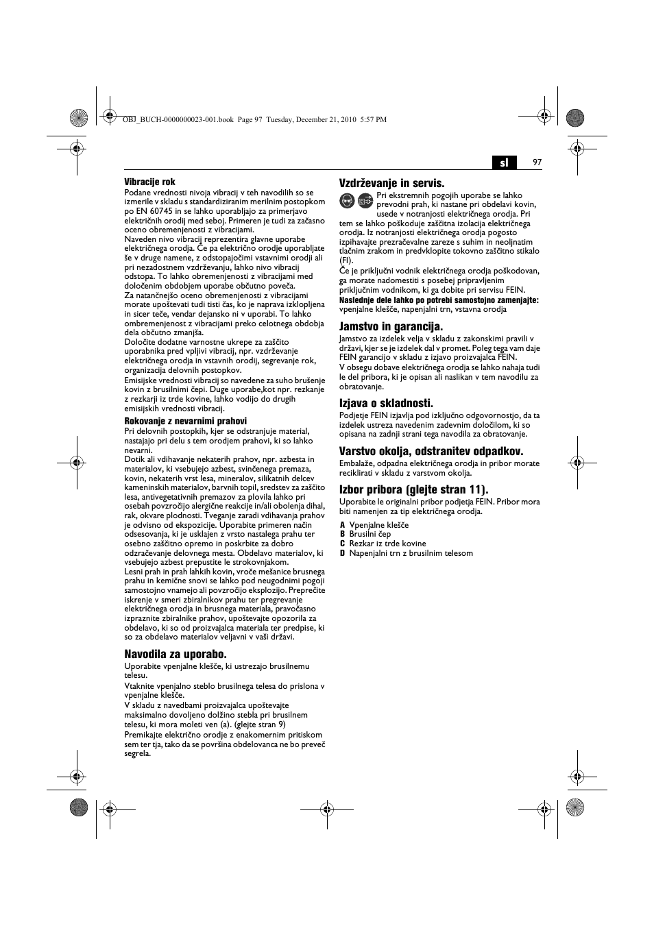 Fein MShy_648-1Z User Manual | Page 97 / 164