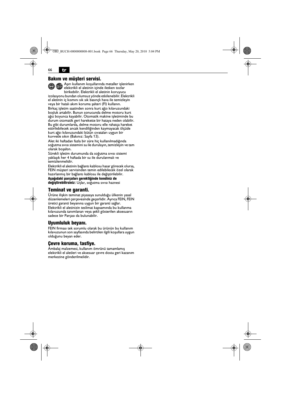 Fein KBM80auto User Manual | Page 66 / 148