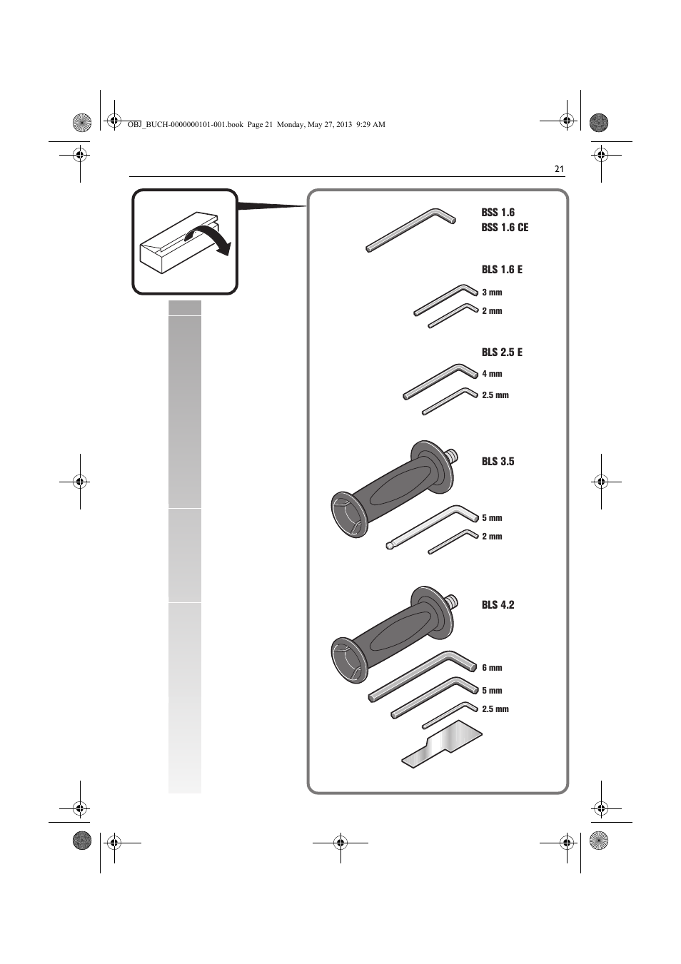 Fein BSS 2.0E User Manual | Page 21 / 138