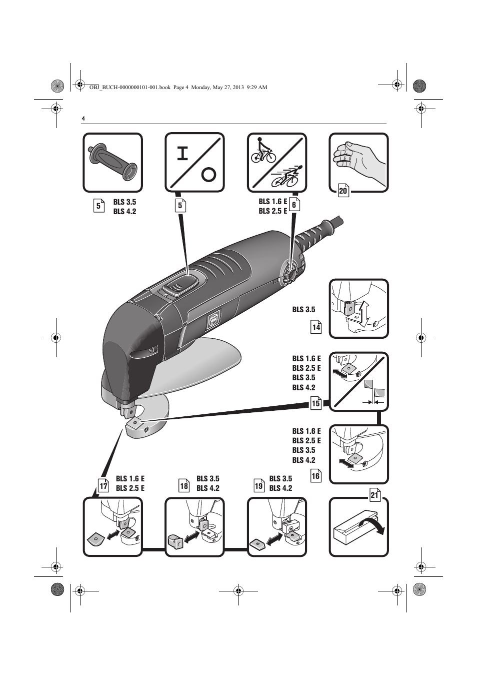 Fein BSS 2.0E User Manual | Page 4 / 138