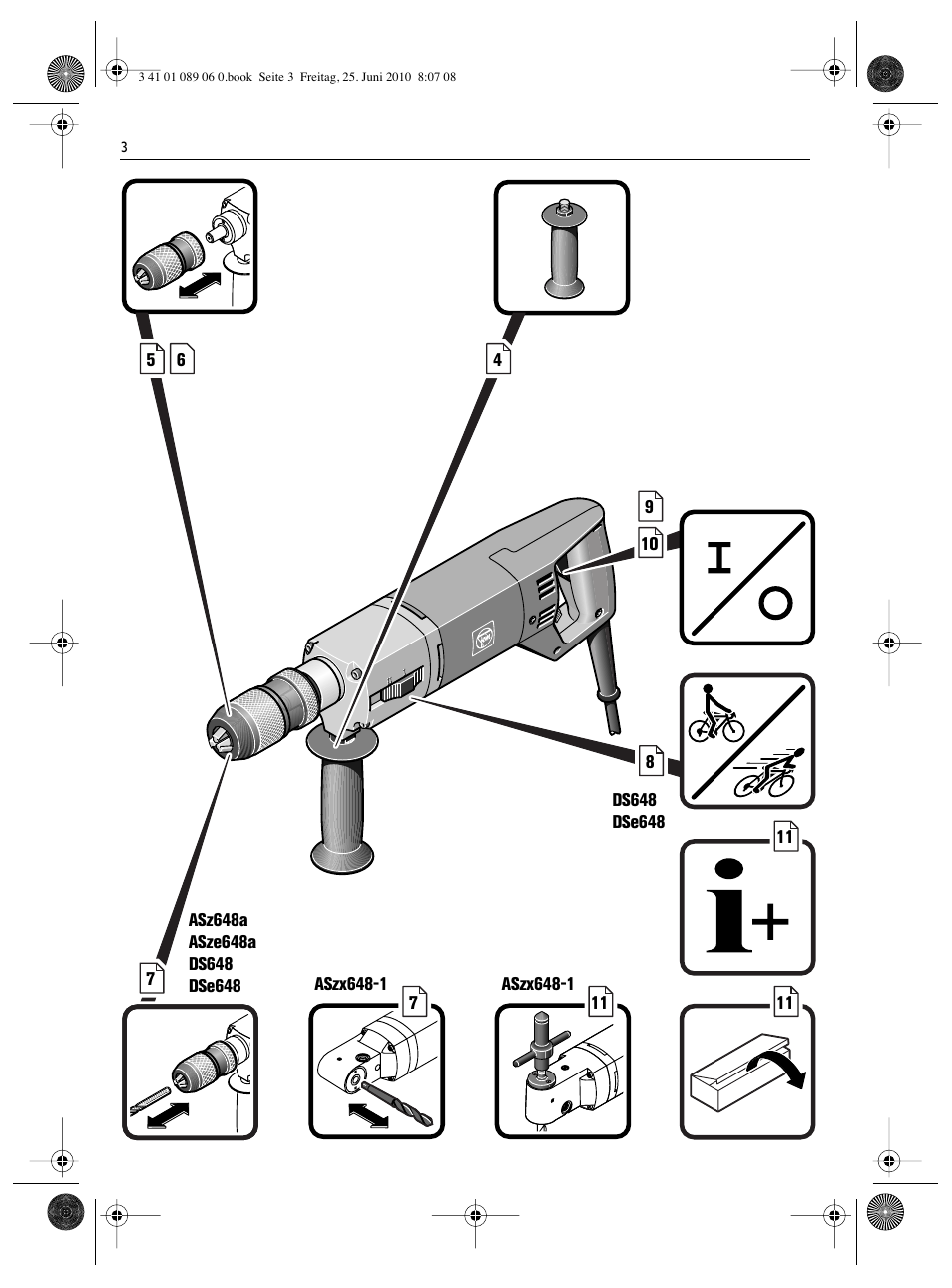 Fein ASzx-648-1 User Manual | Page 3 / 65