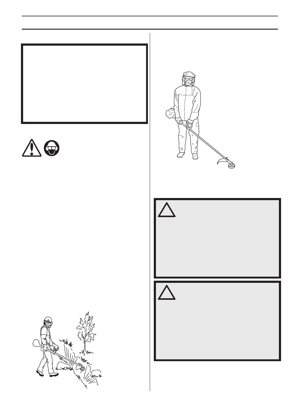 Perustekniikka, Yleiset työohjeet | Husqvarna 122LD User Manual | Page 103 / 642